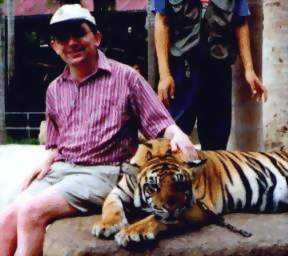 katipo sitting next to a tiger
